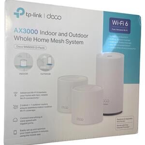 TP-Link Deco WM9000 AX3000 Indoor & Outdoor Mesh WiFi System New Factory Sealed